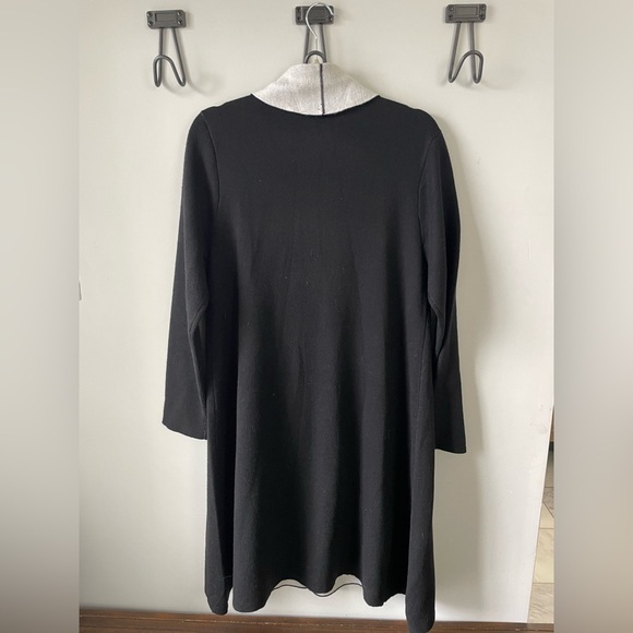 Maxsport, Women’s Medium, Black and Gray Open Front heavy cardigan duster - Picture 6 of 7